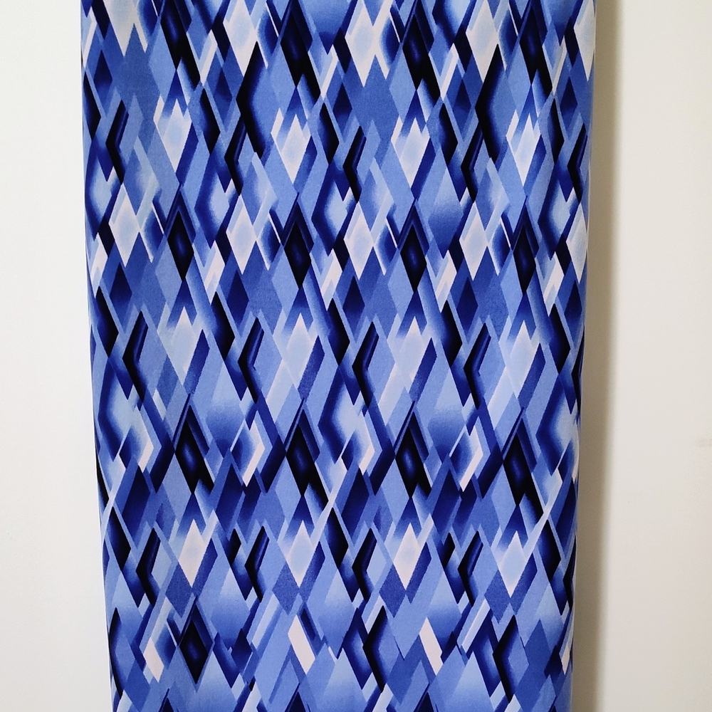 Geometric Print Maxi Skirt